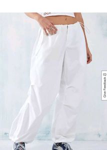 Urban Outfitters Trendy White Baggy Pants