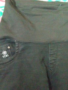 🖤 Jet Black Derma Denim Pants/ Premium Jeans