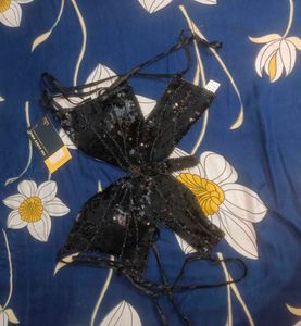 Sequin Butterfly Top