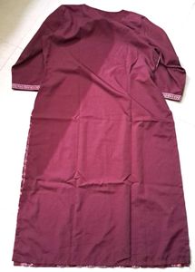 Purple  Long Kurti.