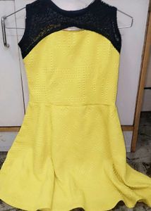 Yellow & Black Dress