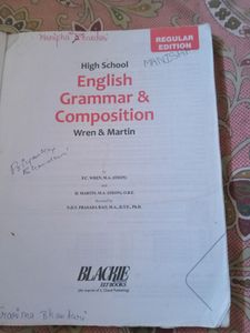 Wren &amp; Martin Middle School English Grammar and Co