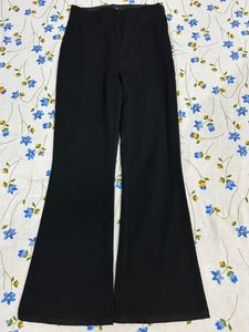 HnM Black Flared Trouser