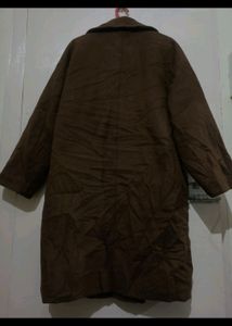 Dejou Brown Unisex Overcoat