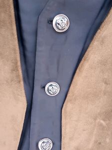 Brown Velvet Waistcoat for Blazer Cowboy Horse 🐎