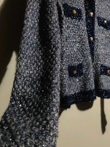 Korean Style Tweed Sweater
