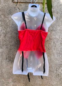 892 SEXY RED CORSET