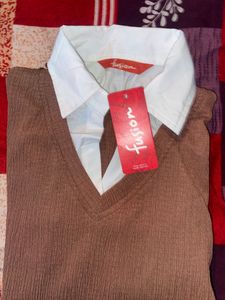 Collar Slim Fitted Korean Top