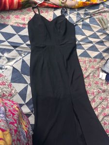 Chic Black Bodycon Midi Dress