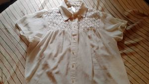 Vintage Lace Detail Blouse
