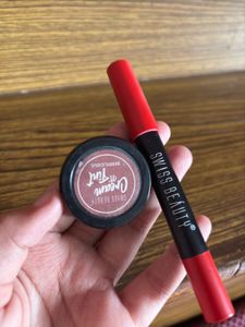 Swiss Beauty Blush & Lipstick Combo
