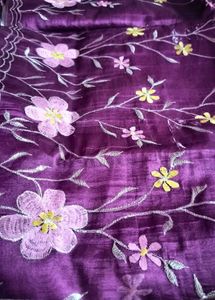 Purple 💜 Saree