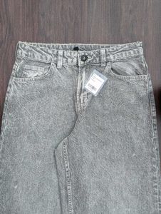 H&amp;M Wide Leg Denim Pants