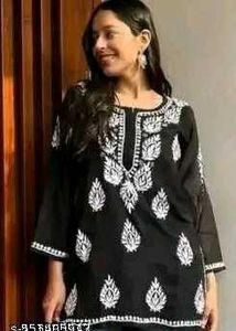 Black Embroidered Kurti