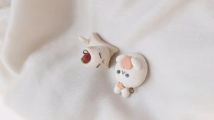 Bunny Clay Charm