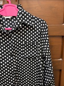 Polka Dot Long Sleeve Shirt
