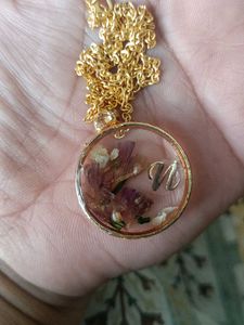 N Letter Pendant Chain