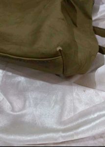 Olive Green Tote Bag