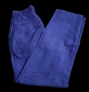 Vintage Blue High-Waisted Pants