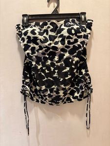 Animal Print Bandeau Top