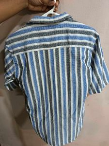 DEFENDER Striped half sleeve Shirt