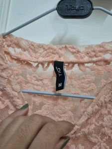 Lace Peach Top