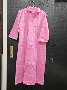 Pink Striped Kurta