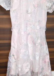 Pastel Floral A-Line Dress – Gently Used, Excellen