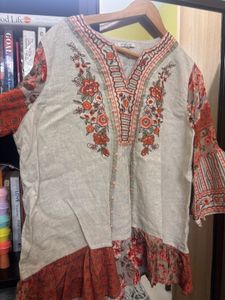Floral Embroidered Top