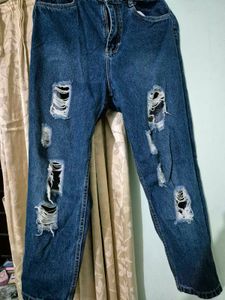 Ripped Denim Jeans