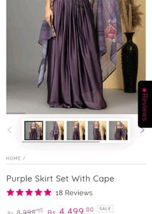 Indowestern Dress Heavy💜