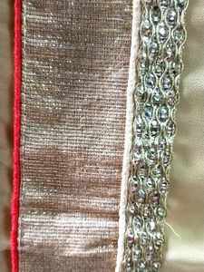 Red &amp; Gold Sari Blouse