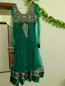 💚☘️ Wedding Beautiful Heavy Work Mehandi Dress