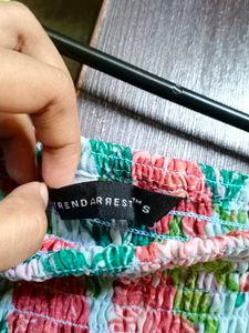 Smocked Crop Top Unused