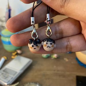 Handmade Couple Phone Charms