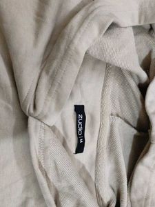 Beige Athletic Dept Hoodie