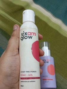 Sixam Glow Skincare Set...Toner Nd Vitamin C Serum
