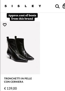 SISLEY Triangle Heels Boots Women