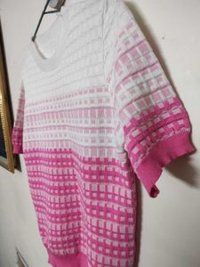 Pink Ombre Knit Top