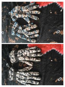Camo Print Gloves