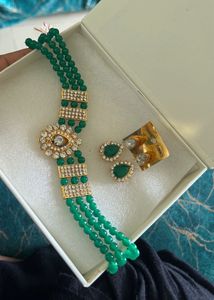Green Jewelry Set