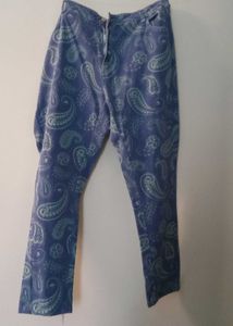Paisley Print Jeans