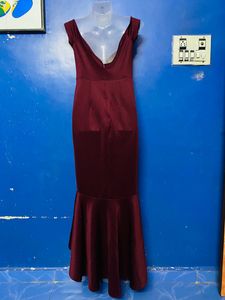 Wine Colour Paded Designer Fish Cut One Piece 🥰💜