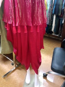 Party Wear Kurti Dhoti Salwar Dupatta Set