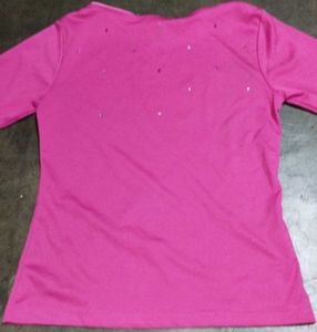 Pink Embellished Top