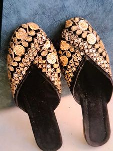 Embroidered Flats & Sandals