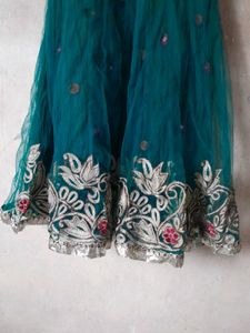 Elegant Green Anarkali Kurta