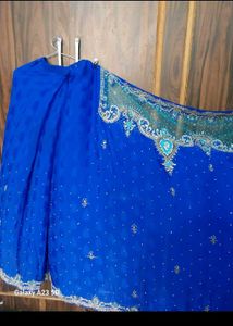 Elegant Blue Saree