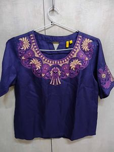 Violet CHUMBAK Shirt For Party Wear
