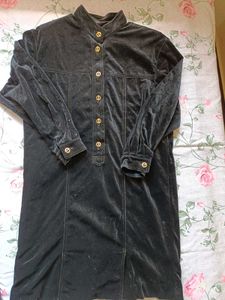 Vintage Black Velvet Mini Dress COMBO